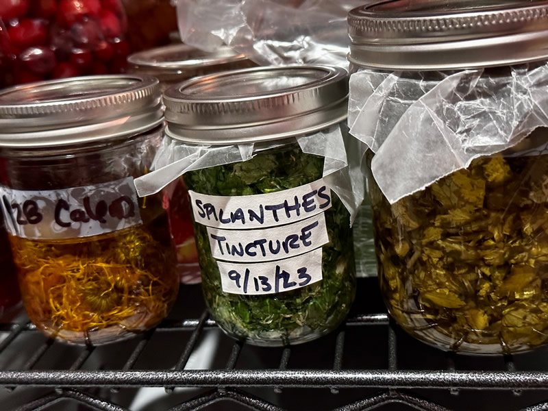 Tincture Recipe - label your jar and place in a cool location for 4-6 weeks. 